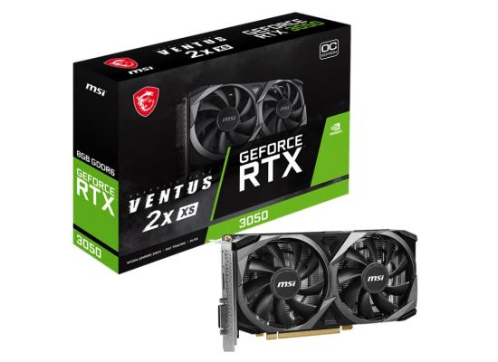 MSI GeForce RTX 3050 VENTUS 2X XS OC – 8GB GDDR6 Graphics Card